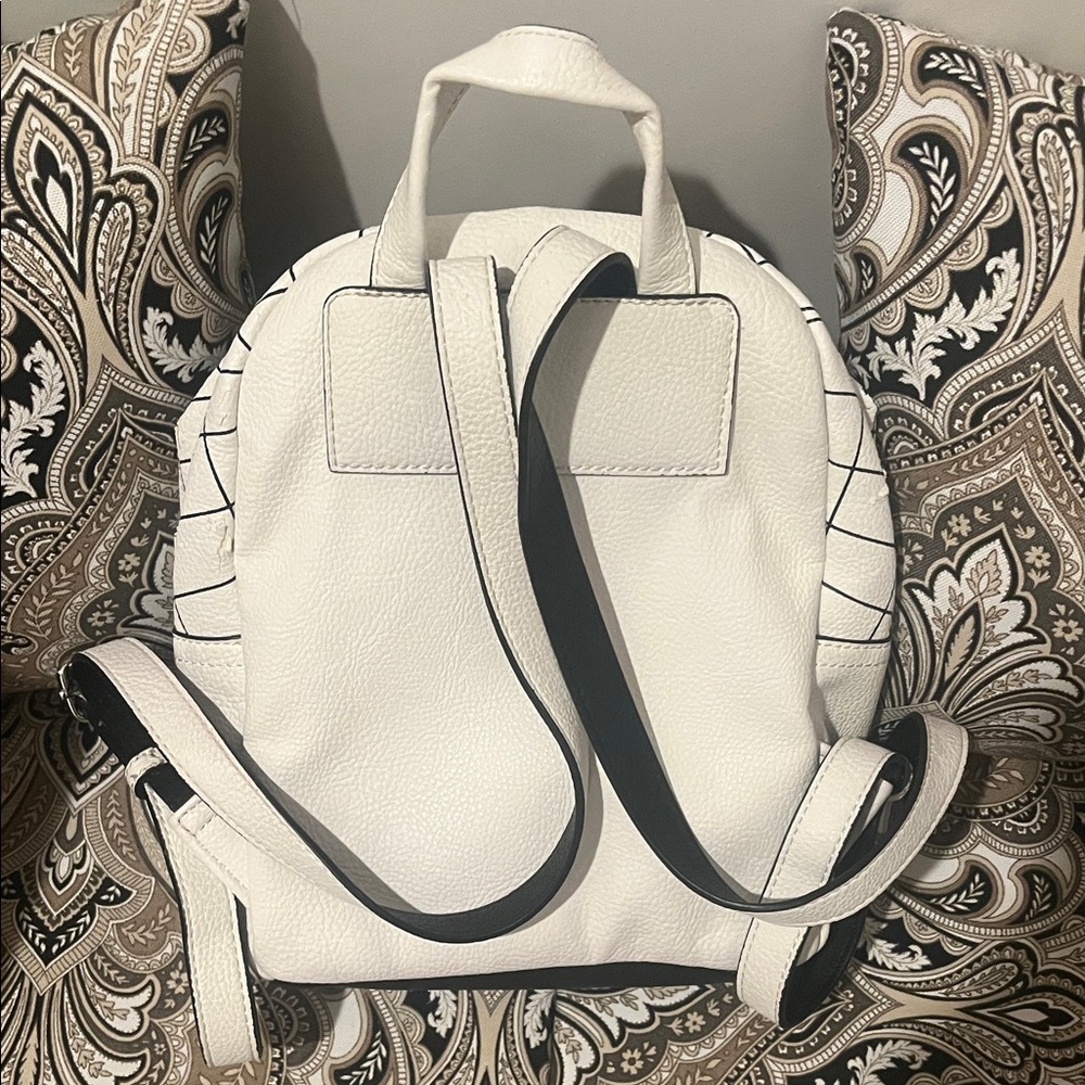 Calvin Klein Grid Pattern Women's Backpack - Whit… - image 5